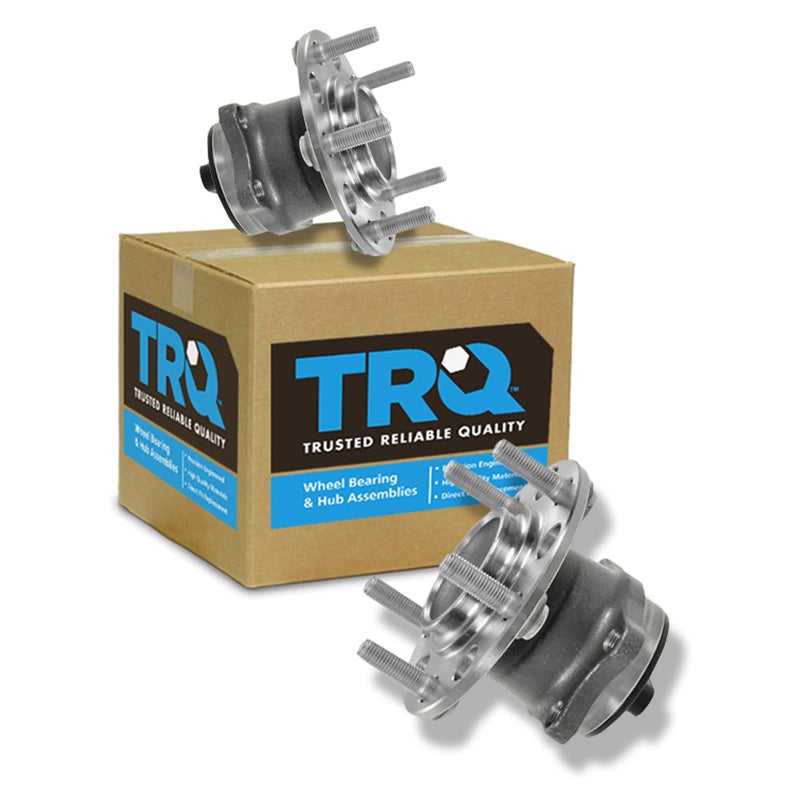 TRQ Rear Left and Right Wheel Bearing and Hub Assembly Set 2 Piece Compatible with 2007-2017 Jeep Patriot FWD 2007-2016 Jeep Compass FWD 2017 Compass MK FWD 2011-2014 Chrysler 200 - Image 1